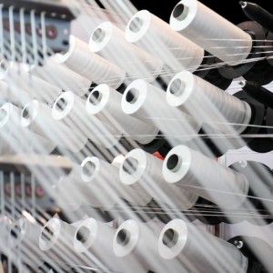 Polyester-fibre-reels